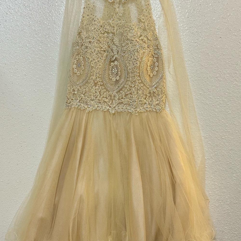 Elegant Cream Ivory Dress